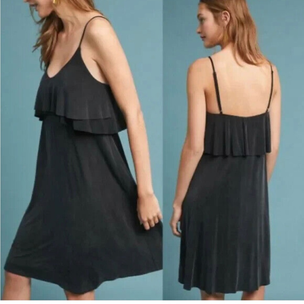 Anthropologie Eri & Ali super soft flowy ruffle sundress